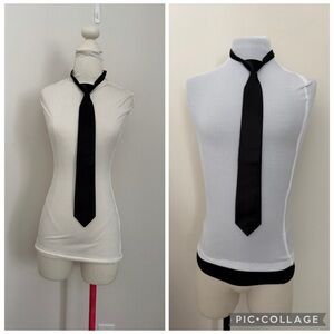 Unisex Black Tie